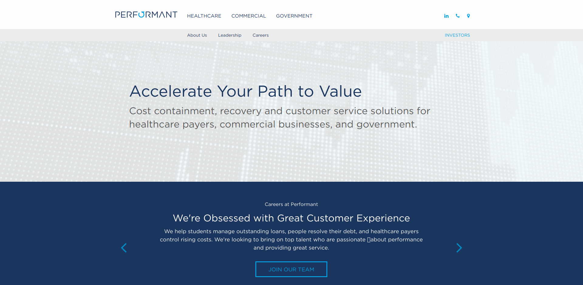 performant financial corporation company profile office locations